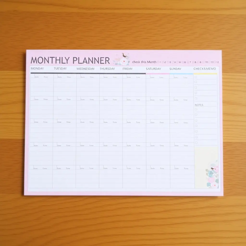 20 Sheets Monthly Planner Schedule Book with Weekly Spread to Do List and Special Occasions Overview Cute Floral Animal Design
20 Sheets Monthly Planner Schedule Book with Weekly Spread to Do List and Special Occasions Overview Cute Floral Animal Design