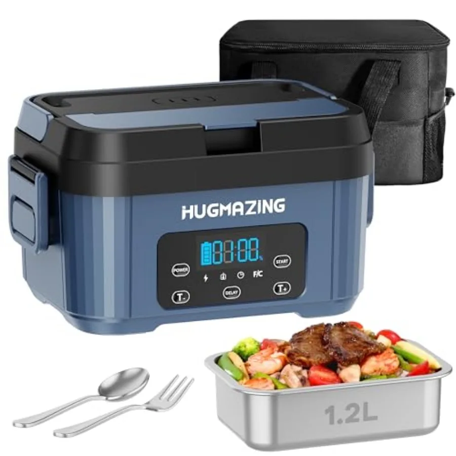 Cordless Electric Lunch Box for Adults Men and Women Rechargeable Self-Heating Food Warmer with 1.2L SS Container Battery-Power
Cordless Electric Lunch Box for Adults Men and Women Rechargeable Self-Heating Food Warmer with 1.2L SS Container Battery-Power