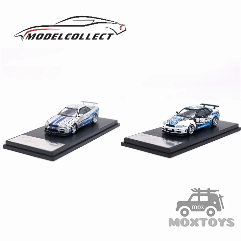 Model Collect MC 1:64 SKYLINE R34 V-SPEC Silver blue Cel Shade / Top Secret Diecast Model Car
Model Collect MC 1:64 SKYLINE R34 V-SPEC Silver blue Cel Shade / Top Secret Diecast Model Car