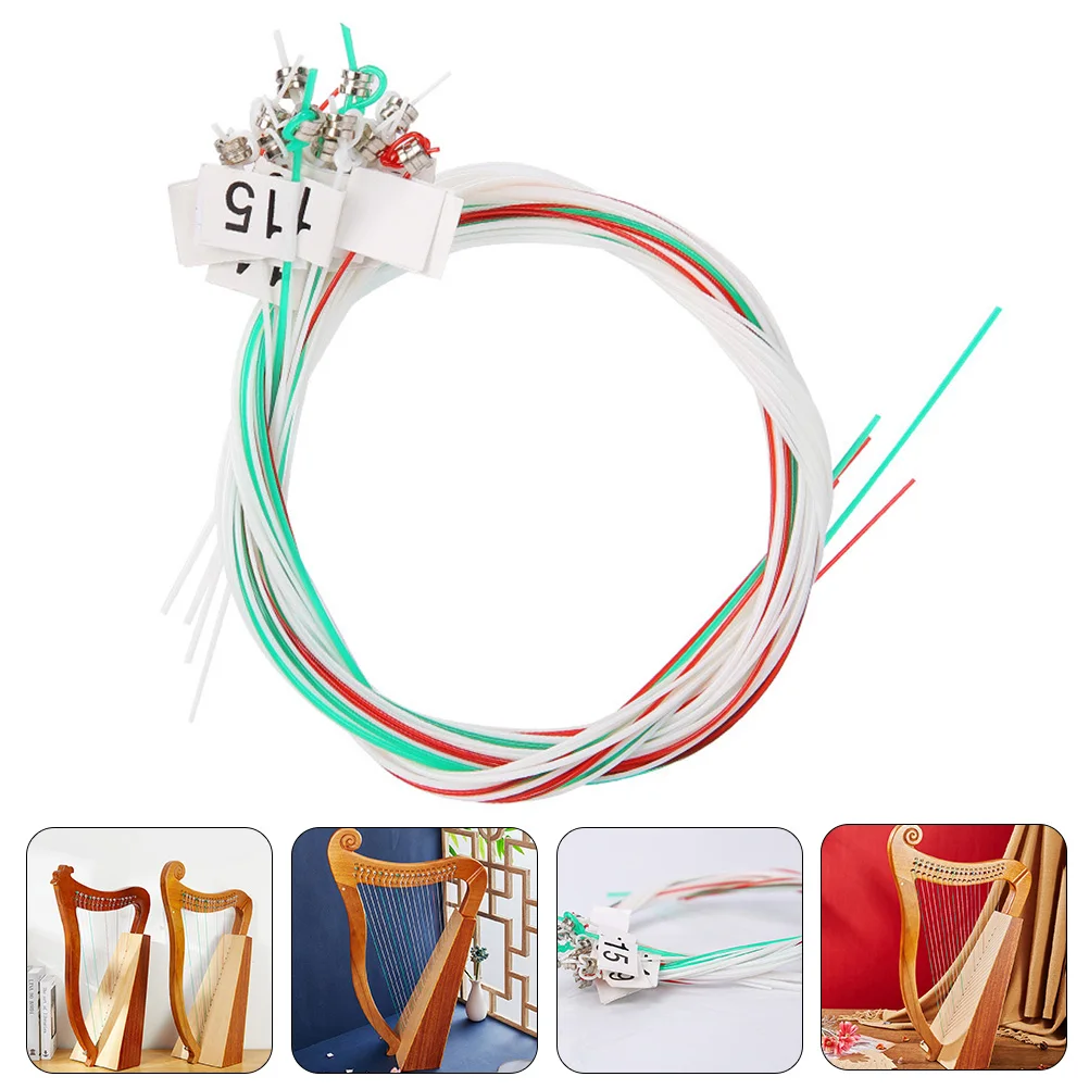 Harp Strings Lyre String Replacements String Set Durable Parts Musical Instrument Accessories Replacement Nylon Strings
Harp Strings Lyre String Replacements String Set Durable Parts Musical Instrument Accessories Replacement Nylon Strings