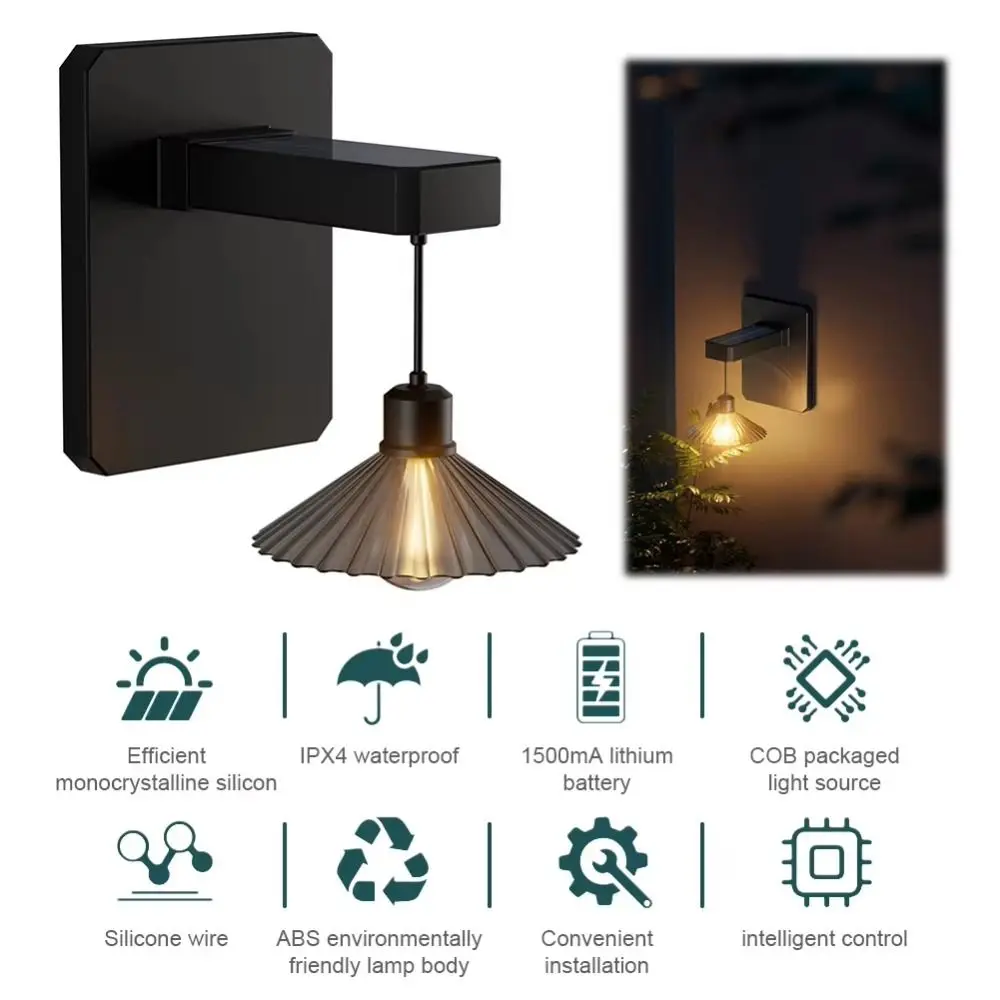 Waterproof LED Solar Wall Lamp Wall Mounted Solar Powered Solar Wall Lamp Auto On/Off Warm Light Solar Shed Light Household Use
Waterproof LED Solar Wall Lamp Wall Mounted Solar Powered Solar Wall Lamp Auto On/Off Warm Light Solar Shed Light Household Use