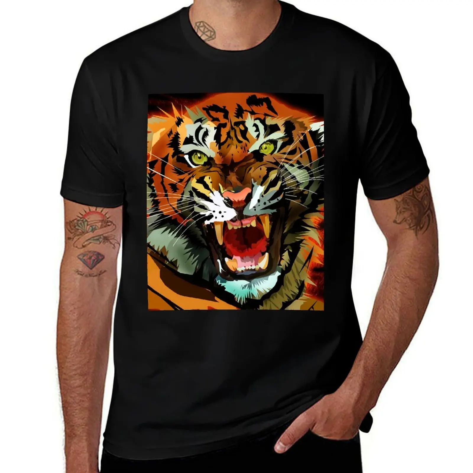 Tiger Roar T-Shirt anime figures plain quick-drying shirts graphic mens shirts graphic tee
Tiger Roar T-Shirt anime figures plain quick-drying shirts graphic mens shirts graphic tee