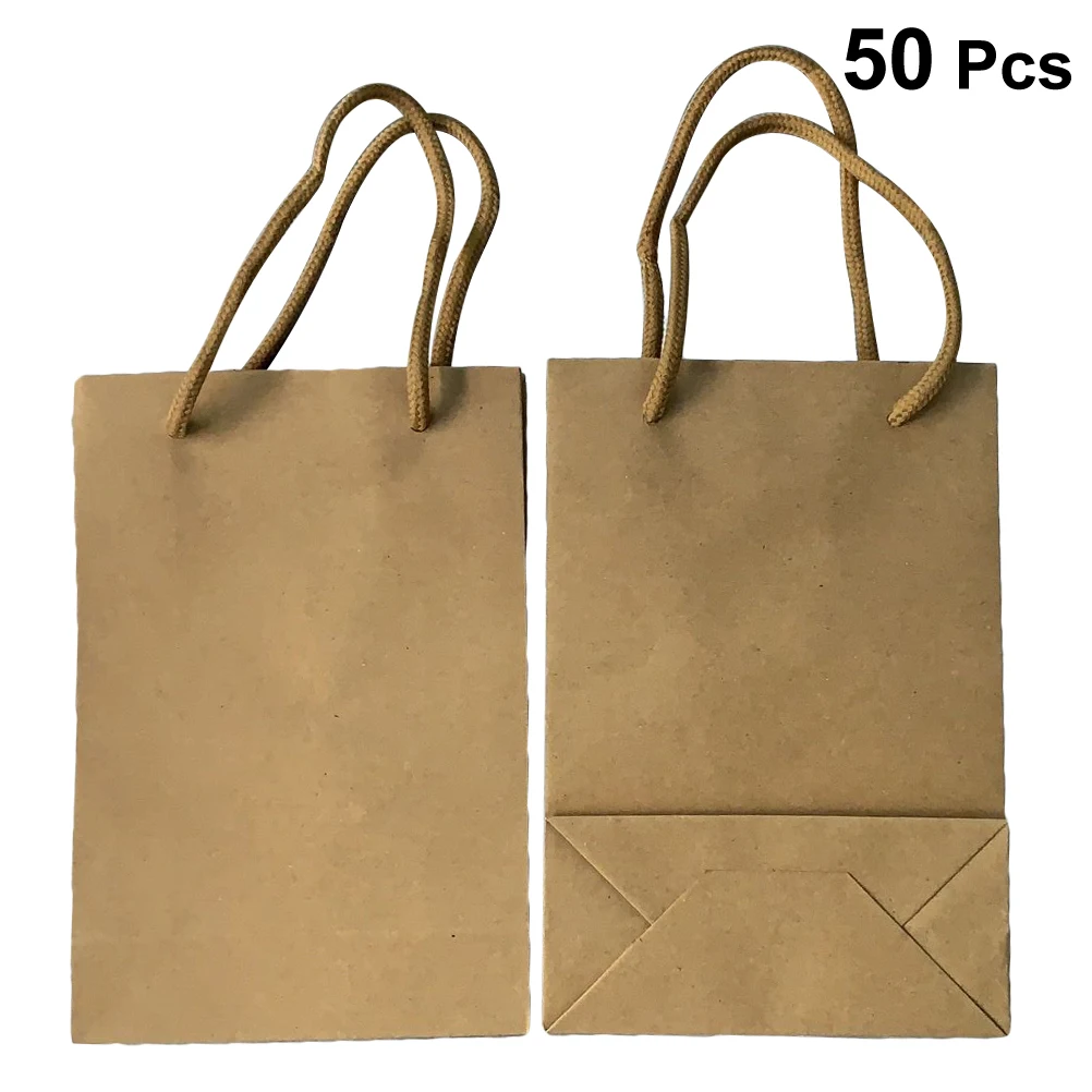 50PCS Kraft Paper Bags with Handle Shopping Wrapping Bags for Party Birthday Wedding Christmas Gift Package Handbag (Khaki)
50PCS Kraft Paper Bags with Handle Shopping Wrapping Bags for Party Birthday Wedding Christmas Gift Package Handbag (Khaki)