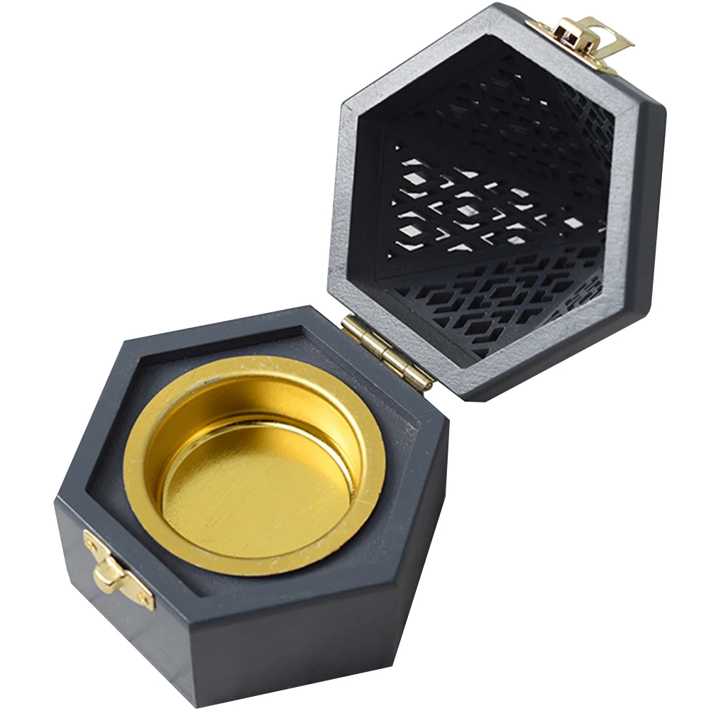 Wooden Aromatherapy Incense Burner Holder Home Censer Holder Black Cone Home Decor Creative Censer Holders Ornament
Wooden Aromatherapy Incense Burner Holder Home Censer Holder Black Cone Home Decor Creative Censer Holders Ornament