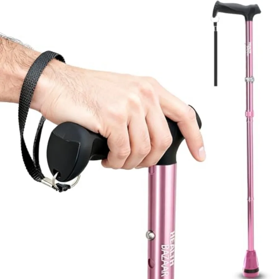 All Terrain Walking Cane for Men and Women, Lightweight, Foldable, Adjustable, Shock Absorption, Collapsible Walking Stick for
All Terrain Walking Cane for Men and Women, Lightweight, Foldable, Adjustable, Shock Absorption, Collapsible Walking Stick for