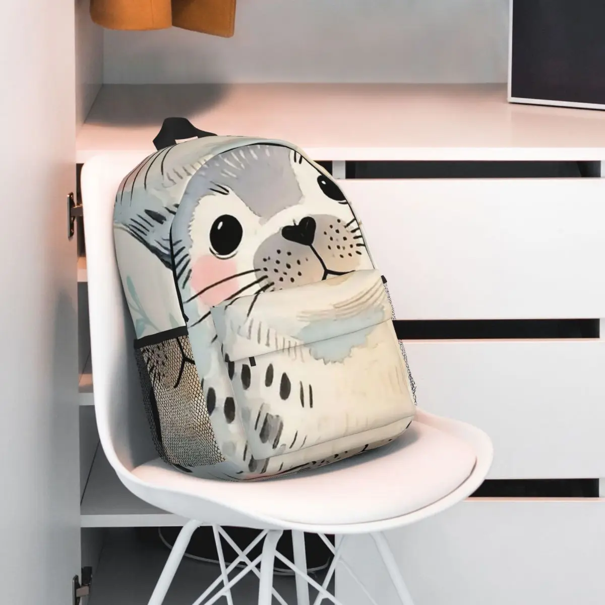 Cartoon Adorable Seal Underwater Backpack Student BookBag Kids School Bag Computer Shoulder Bags for Men Women
Cartoon Adorable Seal Underwater Backpack Student BookBag Kids School Bag Computer Shoulder Bags for Men Women