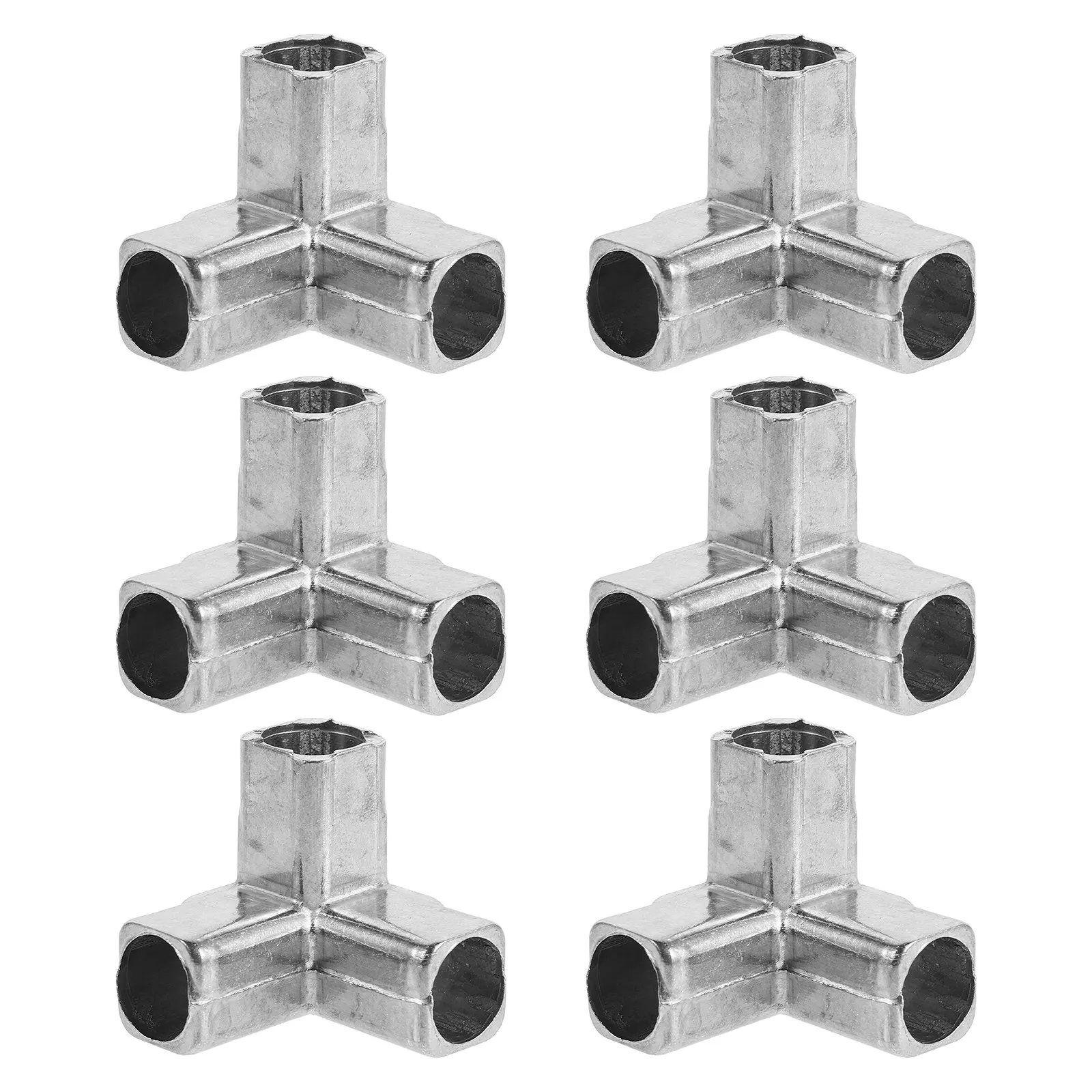 6Pcs Lightweight Portable Closet Connector Set Aluminum Alloy 3 Way 4 Way Pole Joint for Wardrobe Shoe Rack Home Storage Rack
6Pcs Lightweight Portable Closet Connector Set Aluminum Alloy 3 Way 4 Way Pole Joint for Wardrobe Shoe Rack Home Storage Rack