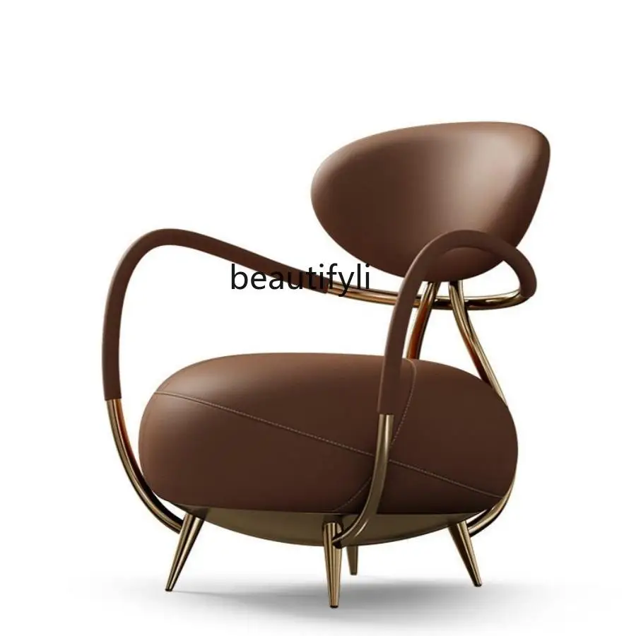 Italian light luxury sofa chair simple household living room tiger chair creative personality single leather leisure chair
Italian light luxury sofa chair simple household living room tiger chair creative personality single leather leisure chair