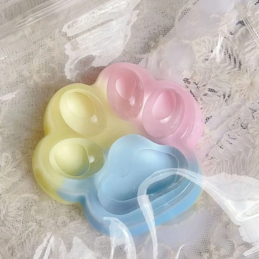 Three-color Rainbow Mini Cat Paw Squeeze Toy Cat Paw Sensory Toy Cartoon Fidget Toy Poached Egg TPR Pinch Decompression Toy
Three-color Rainbow Mini Cat Paw Squeeze Toy Cat Paw Sensory Toy Cartoon Fidget Toy Poached Egg TPR Pinch Decompression Toy