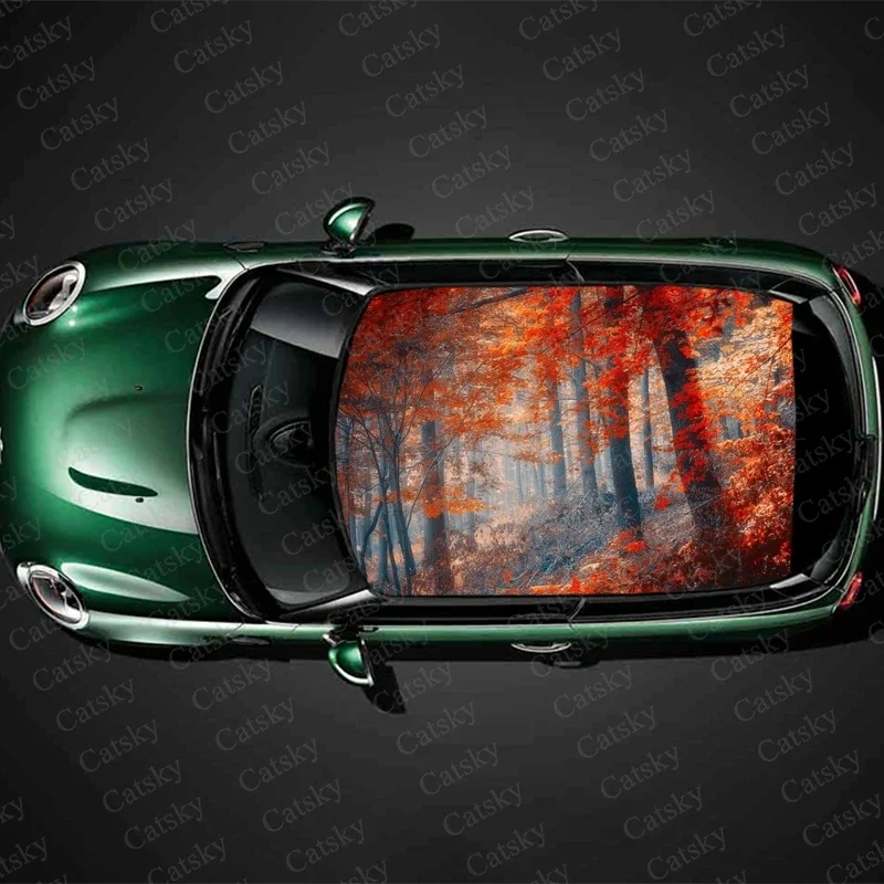 red forest Car roof sticker wrap racing SUV accessories packaging painting PVC car accessories graphic decals
red forest Car roof sticker wrap racing SUV accessories packaging painting PVC car accessories graphic decals