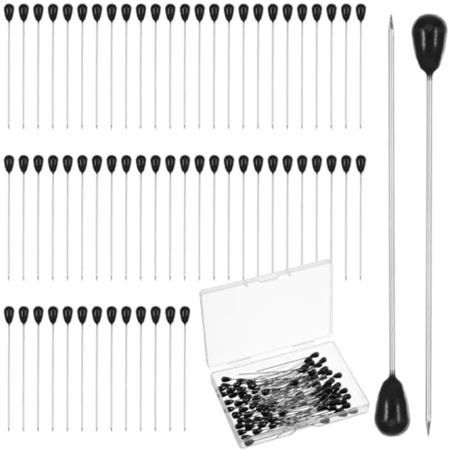 100 PCS Corsage Boutonniere Pins, Teardrop Pearl Pins for Flower Bouquets, 2.2in Black Pearl Head Pins for DIY Crafts Jewelry M
100 PCS Corsage Boutonniere Pins, Teardrop Pearl Pins for Flower Bouquets, 2.2in Black Pearl Head Pins for DIY Crafts Jewelry M