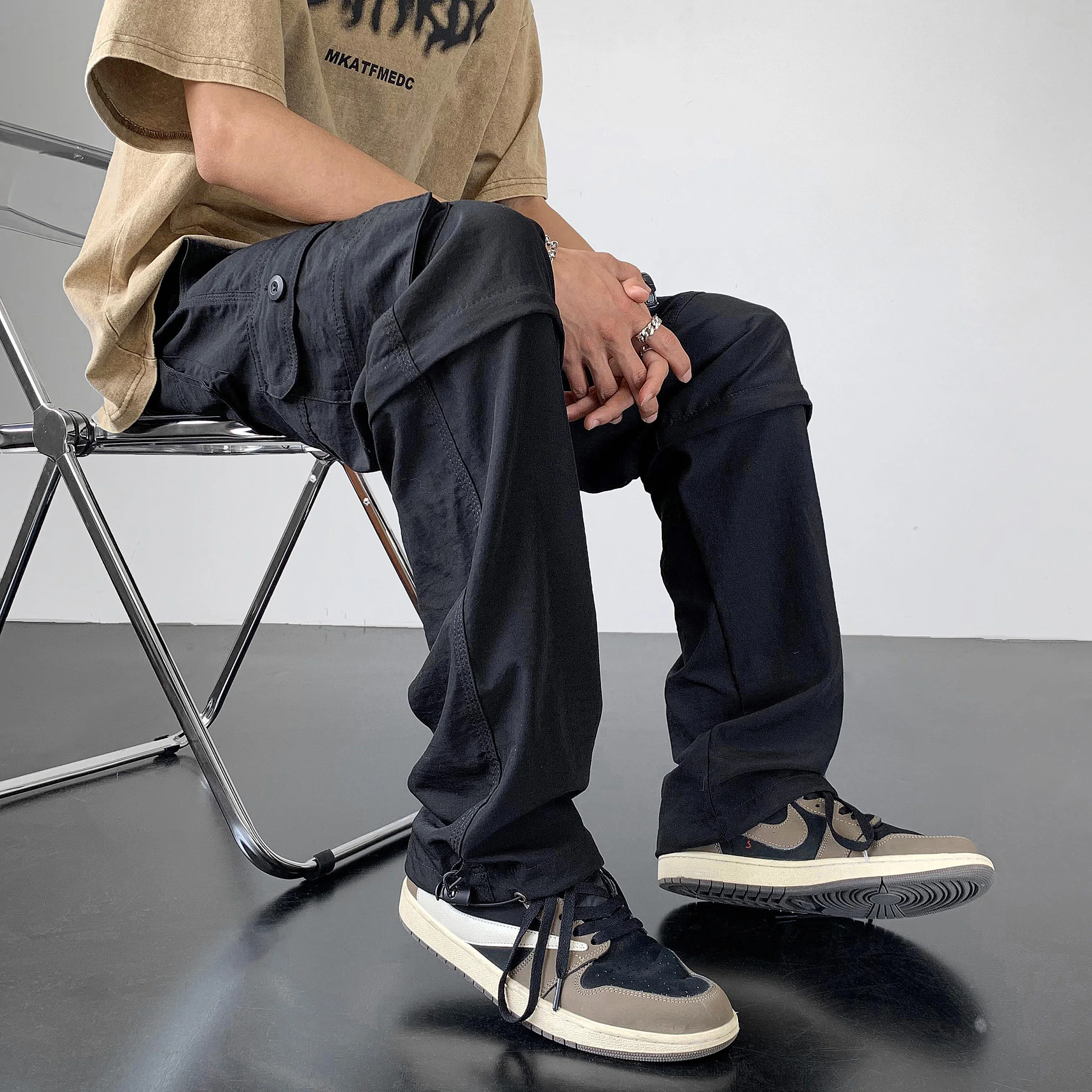 Detachable Workwear Pants for Men Summer Thin Casual American Functional High Street Paratrooper Ice Silk Qui Dry Loose Fit...
Detachable Workwear Pants for Men Summer Thin Casual American Functional High Street Paratrooper Ice Silk Qui Dry Loose Fit...