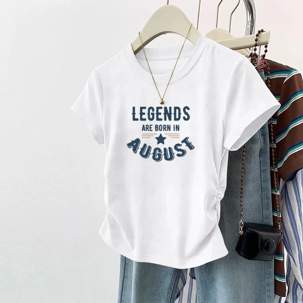 2025 Women's T-shirt Slim Korean O-neck Tees Y2k Stylish Comfortable Spring Summer Fashion Tops Female Short Sleeve T-Shirts
2025 Women's T-shirt Slim Korean O-neck Tees Y2k Stylish Comfortable Spring Summer Fashion Tops Female Short Sleeve T-Shirts