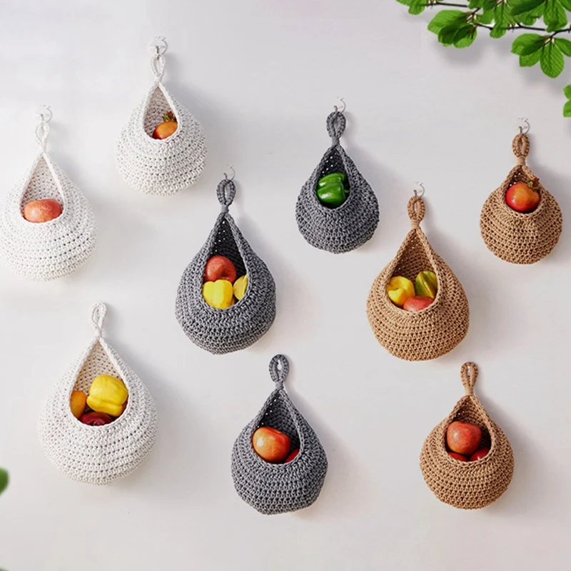 A25F-Wall Hanging Fruit Baskets For Kitchen 3 Pack Woven Produce Holder Vegetable Hanging Basket
A25F-Wall Hanging Fruit Baskets For Kitchen 3 Pack Woven Produce Holder Vegetable Hanging Basket