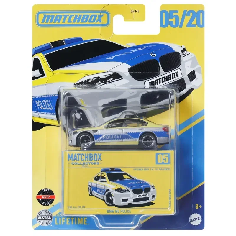 Original Matchbox Collectors Car 1/64 Metal Diecast GBJ48 BMW M5 Police Vehicle Model Toys for Boys Collection Birthday Gift
Original Matchbox Collectors Car 1/64 Metal Diecast GBJ48 BMW M5 Police Vehicle Model Toys for Boys Collection Birthday Gift