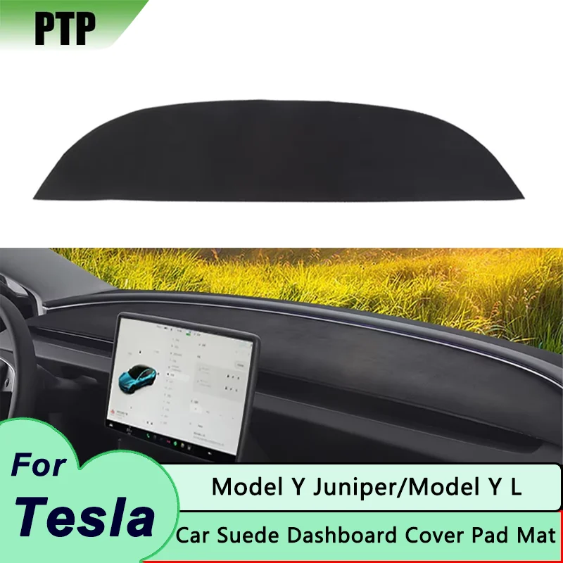 Накладка на приборную панель из замши для Tesla Model Y Juniper, защита от УФ-излучения, солнцезащитный коврик, автомобильные аксессуары для 2025-2026 годов
Накладка на приборную панель из замши для Tesla Model Y Juniper, защита от УФ-излучения, солнцезащитный коврик, автомобильные аксессуары для 2025-2026 годов