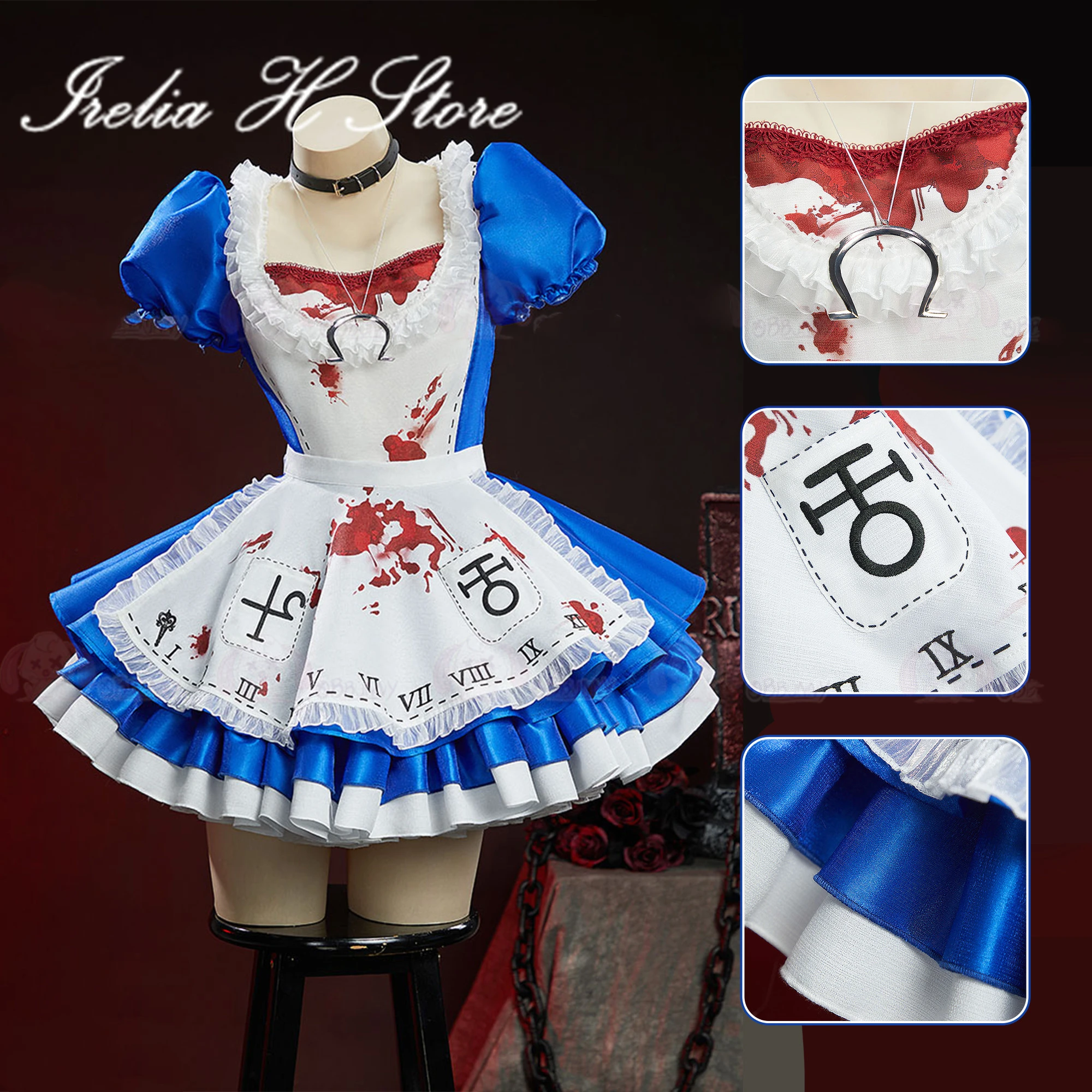Irelia H Alice: Madness Returns cosplays Alice Cosplay costume Maid dress female Halloween cosplays game lolita
Irelia H Alice: Madness Returns cosplays Alice Cosplay costume Maid dress female Halloween cosplays game lolita