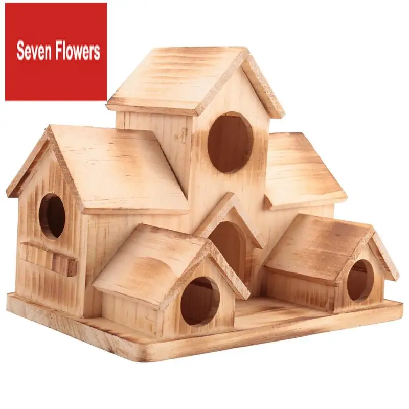 Bird House Bird House Outside For Outside Hanging, 6 Hole Handmade Natural Bird House
Bird House Bird House Outside For Outside Hanging, 6 Hole Handmade Natural Bird House