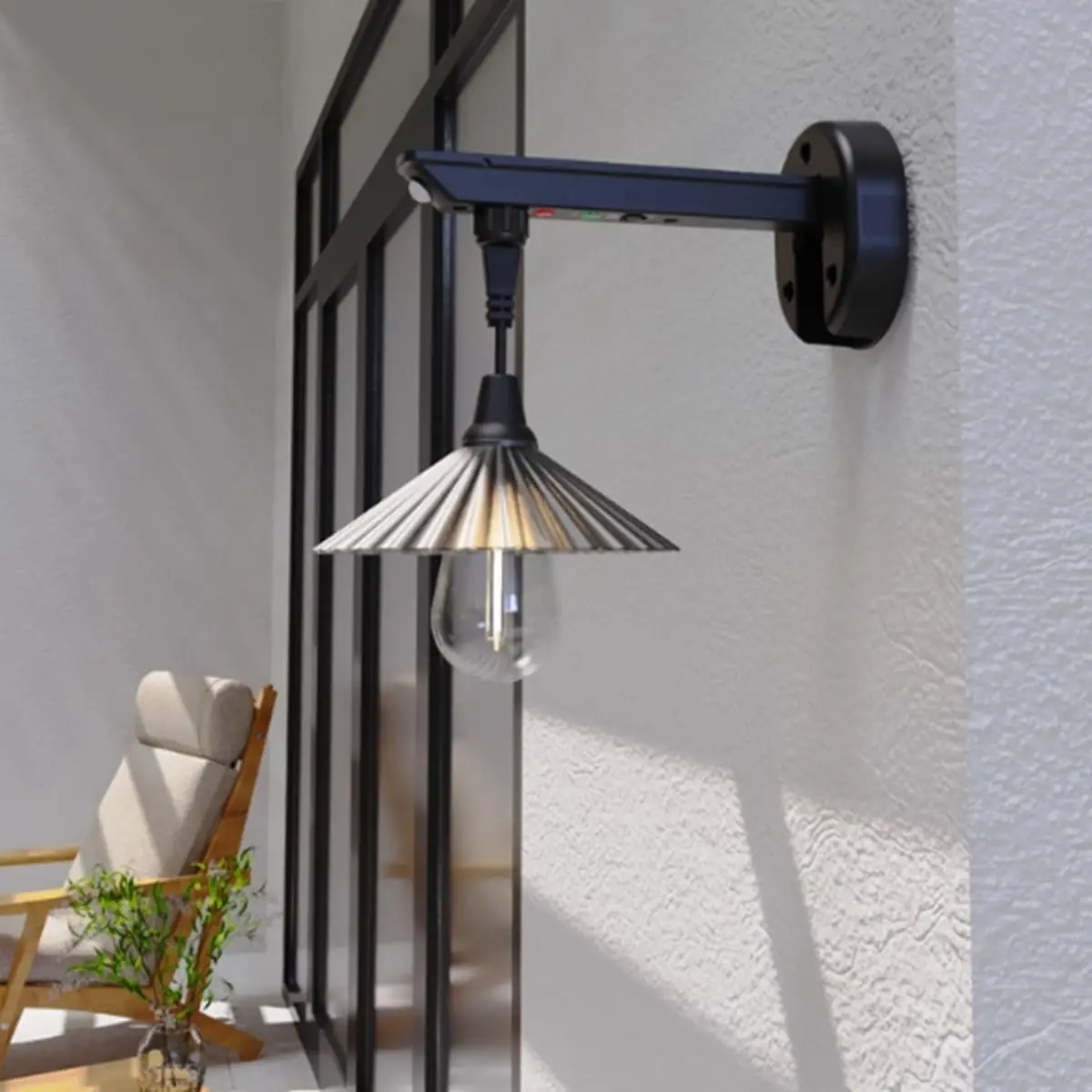 Motion Sensor Solar Wall Light Dual Charging Outdoor Sconces 3 Modes Waterproof Lamp for Porch Patio Farmhouse Solar Barn Light
Motion Sensor Solar Wall Light Dual Charging Outdoor Sconces 3 Modes Waterproof Lamp for Porch Patio Farmhouse Solar Barn Light