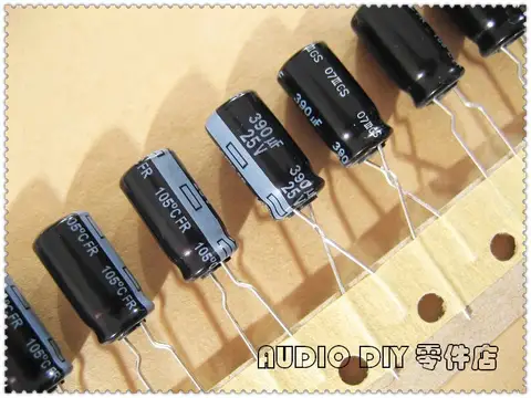 20 SZT./100 SZT. Panas FR Seria 390uF 25V 25V390UF kondensator o ultra niskim rezystancji wewnętrznej