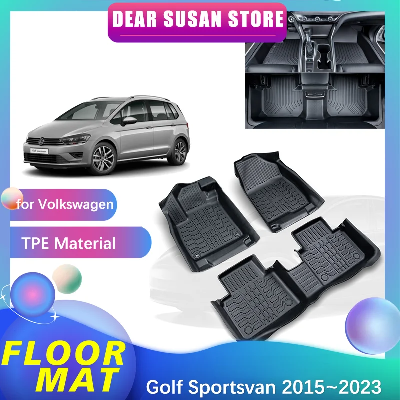 Car Floor Mat for Volkswagen VW Golf Sportsvan 2015~2023 2016 Part Foot Panel TPE Liner Carpet Pad Custom Cover Rug Accessories
Car Floor Mat for Volkswagen VW Golf Sportsvan 2015~2023 2016 Part Foot Panel TPE Liner Carpet Pad Custom Cover Rug Accessories