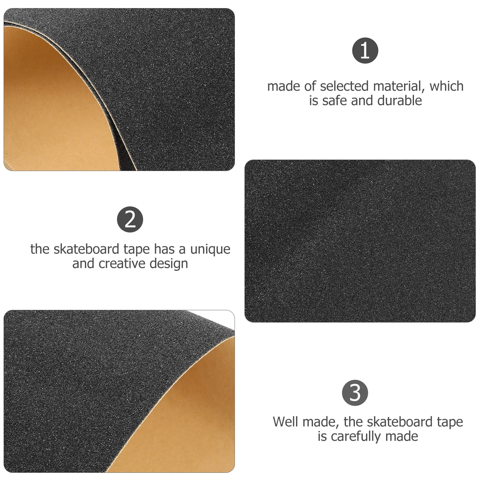 Premium Self-Adhesive Skateboard Grip Tape Durable Wear-Resistant Multi-Function Cuttable Replacement Sheet For Surfboard
Premium Self-Adhesive Skateboard Grip Tape Durable Wear-Resistant Multi-Function Cuttable Replacement Sheet For Surfboard