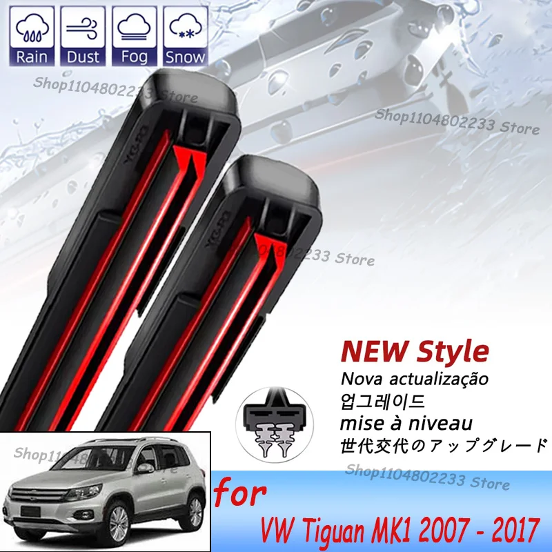 Natural Rubber Wiper LHD Front Wiper Blades Set For VW Tiguan MK1 2007 - 2017 2016 Windshield Windscreen Window 24"+21"
Natural Rubber Wiper LHD Front Wiper Blades Set For VW Tiguan MK1 2007 - 2017 2016 Windshield Windscreen Window 24"+21"
