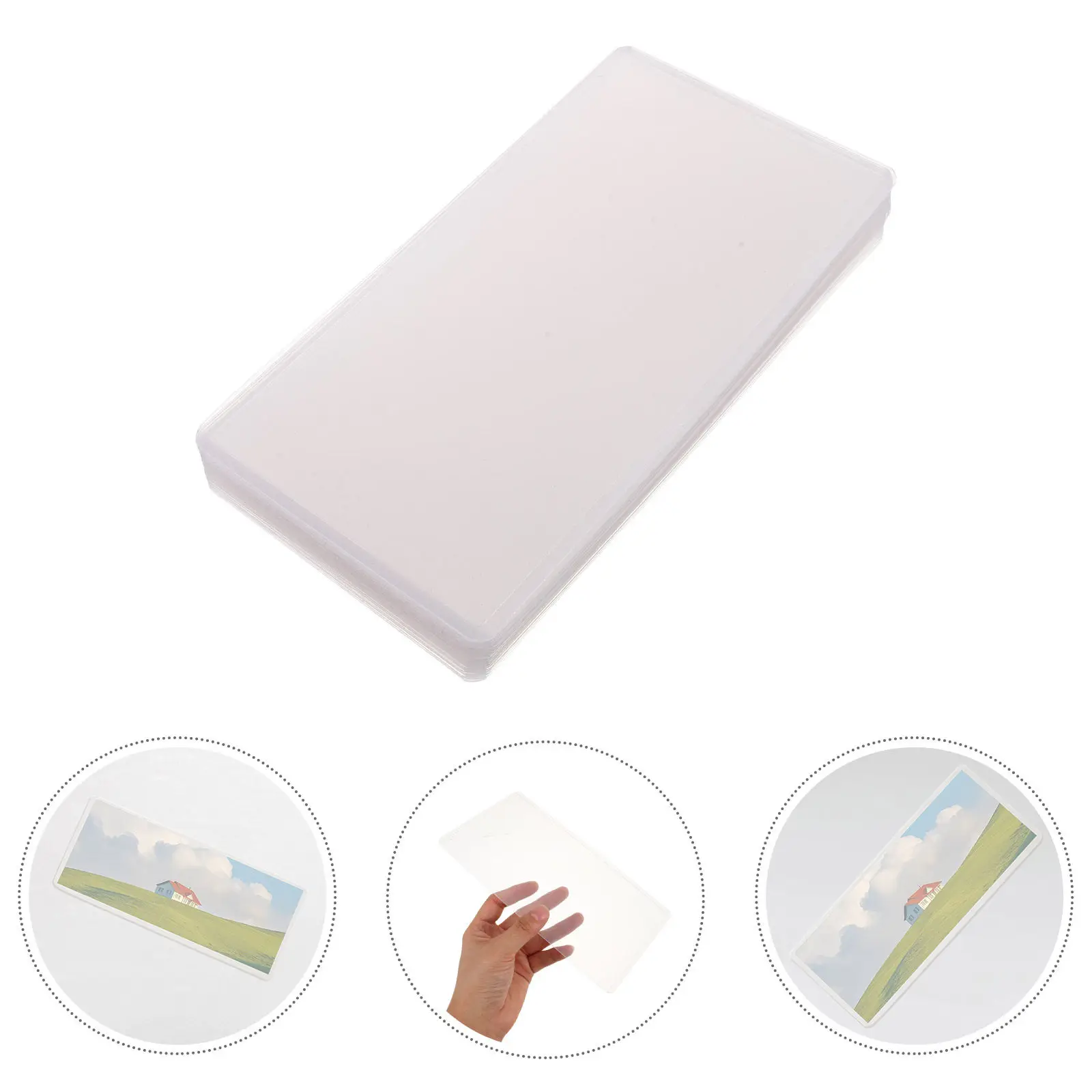 40Pcs Clear PVC Currency Protective Sleeves Hard Transparent Bill Holders for Paper Money Banknote Storage Long Term Protection
40Pcs Clear PVC Currency Protective Sleeves Hard Transparent Bill Holders for Paper Money Banknote Storage Long Term Protection