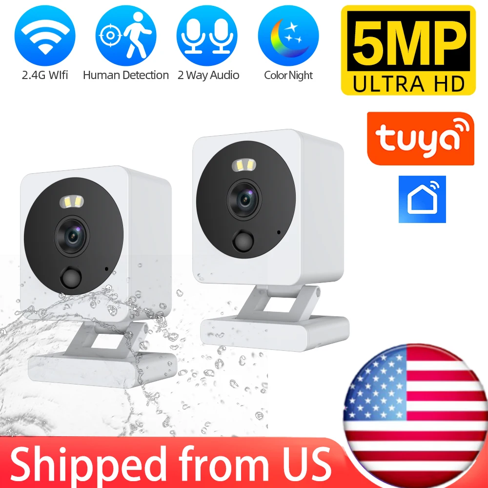 Mini 5MP Smart Life Wireless Security Camera Waterproof Outdoor Design with WiFi Color Night Vision video Surveillance camera
Mini 5MP Smart Life Wireless Security Camera Waterproof Outdoor Design with WiFi Color Night Vision video Surveillance camera