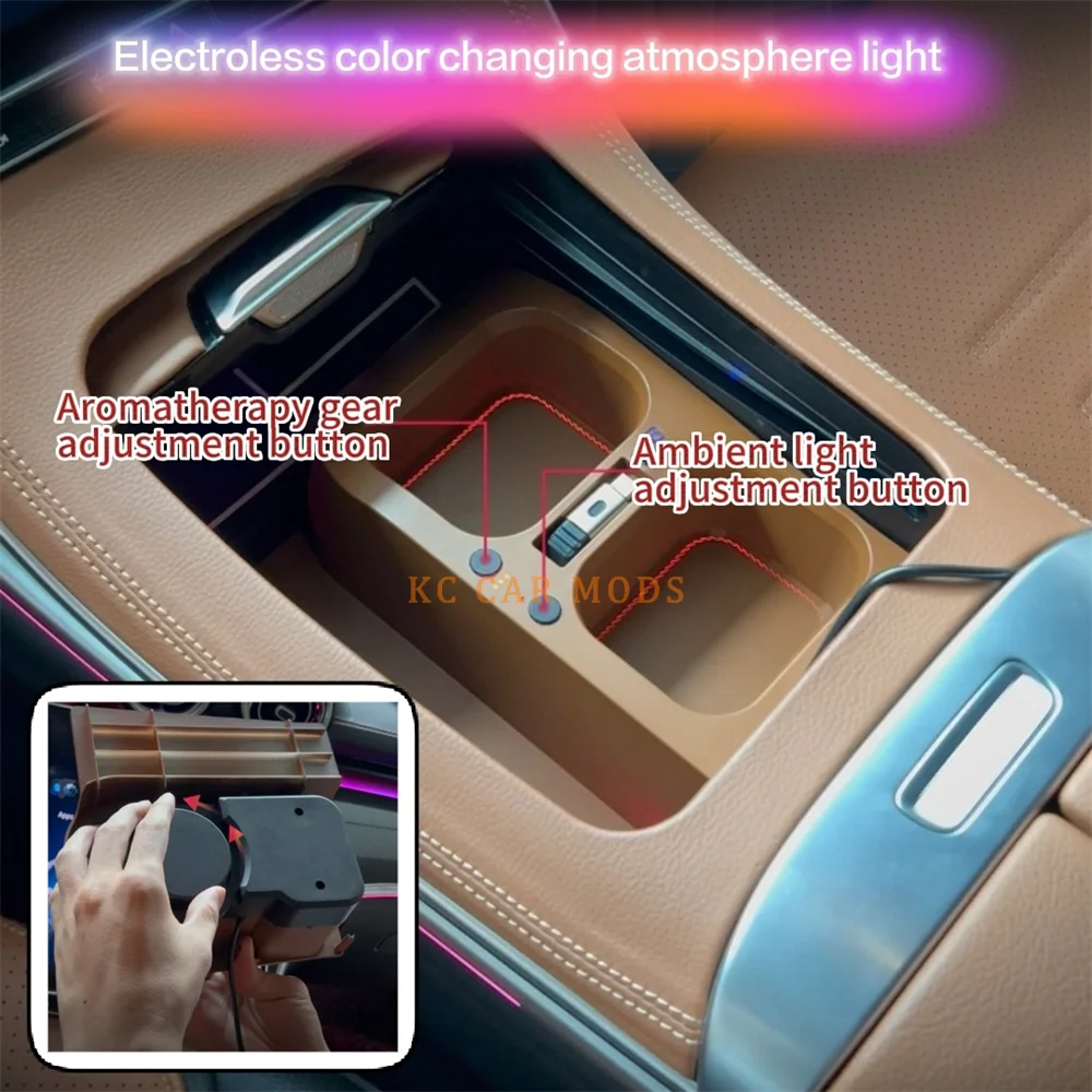Fragrance Expansion Dock for Mercedes C-Class W206 2022-2025 45W Fast Charging USB Hub Cup Holder with Ambient Light
Fragrance Expansion Dock for Mercedes C-Class W206 2022-2025 45W Fast Charging USB Hub Cup Holder with Ambient Light