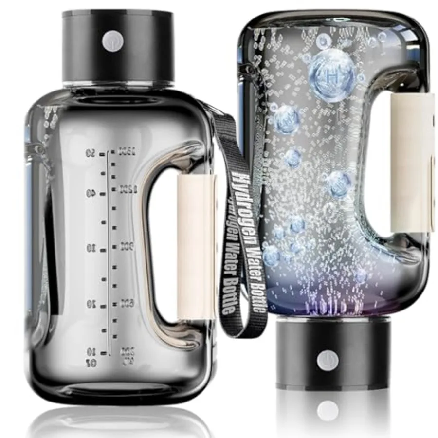 Hydrogen Water Bottle 50oz/1.5L Hydrogen Water Generator Rechargeable Hydrogen Water Ionizer with SPE/PEM Technology Leakproof
Hydrogen Water Bottle 50oz/1.5L Hydrogen Water Generator Rechargeable Hydrogen Water Ionizer with SPE/PEM Technology Leakproof