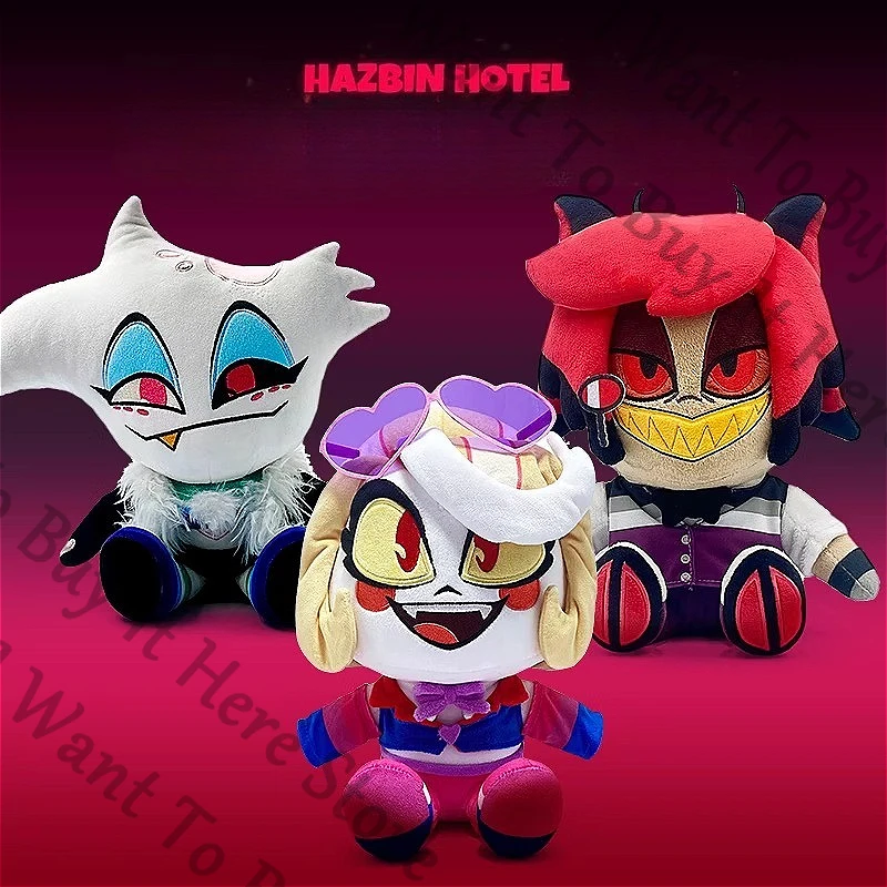 Genuine Anime Hazbin Hotel Alastor Charlie Morningstar Angel Dust Addiction Cosplay Cartoon Fluffy Maumet Cotton Puppet Gift
Genuine Anime Hazbin Hotel Alastor Charlie Morningstar Angel Dust Addiction Cosplay Cartoon Fluffy Maumet Cotton Puppet Gift