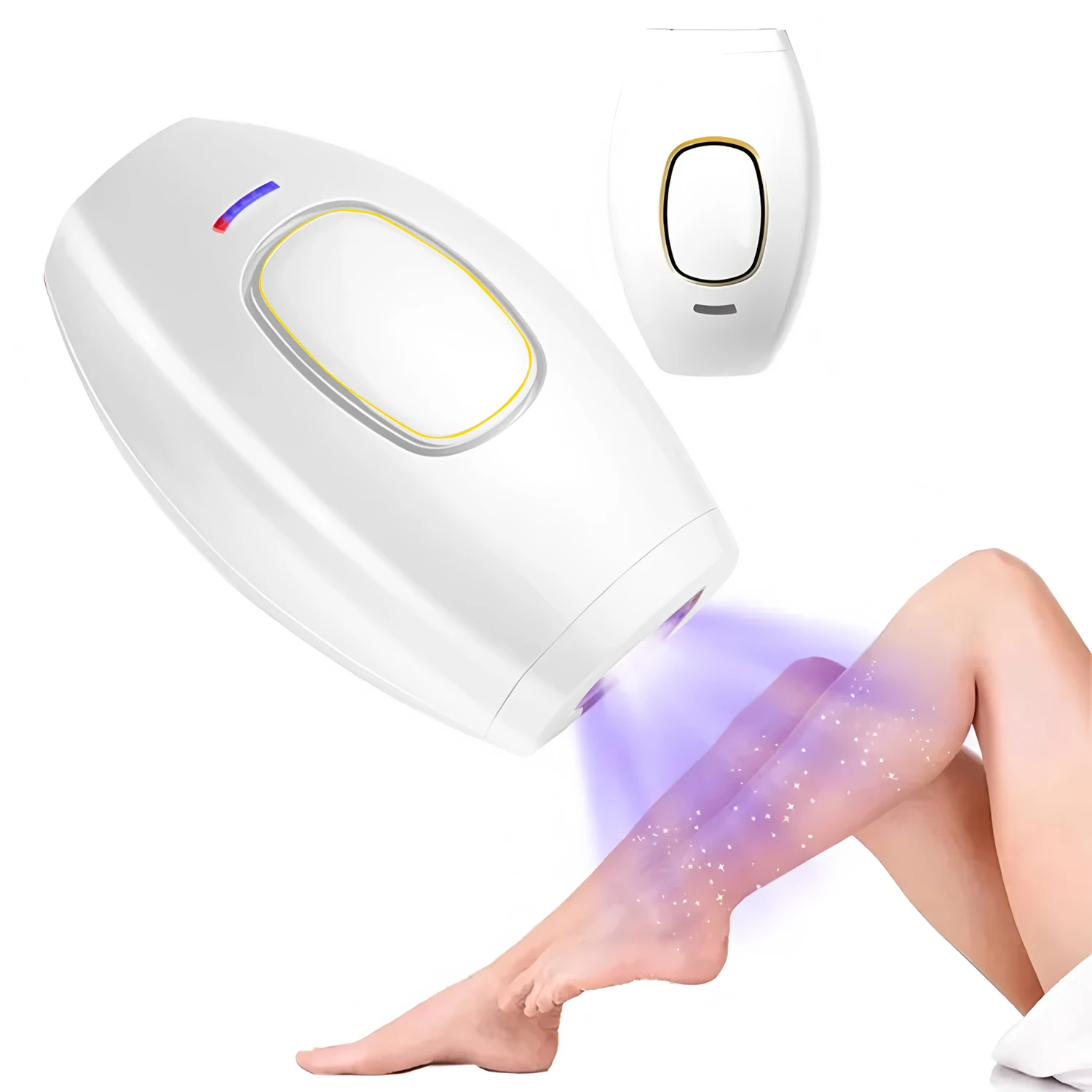 White IPL Laser Epilator Body Bikini Laser Hair Removal For Women Flash Depilator Pulse Laser Epilator Home Use Epilator
White IPL Laser Epilator Body Bikini Laser Hair Removal For Women Flash Depilator Pulse Laser Epilator Home Use Epilator