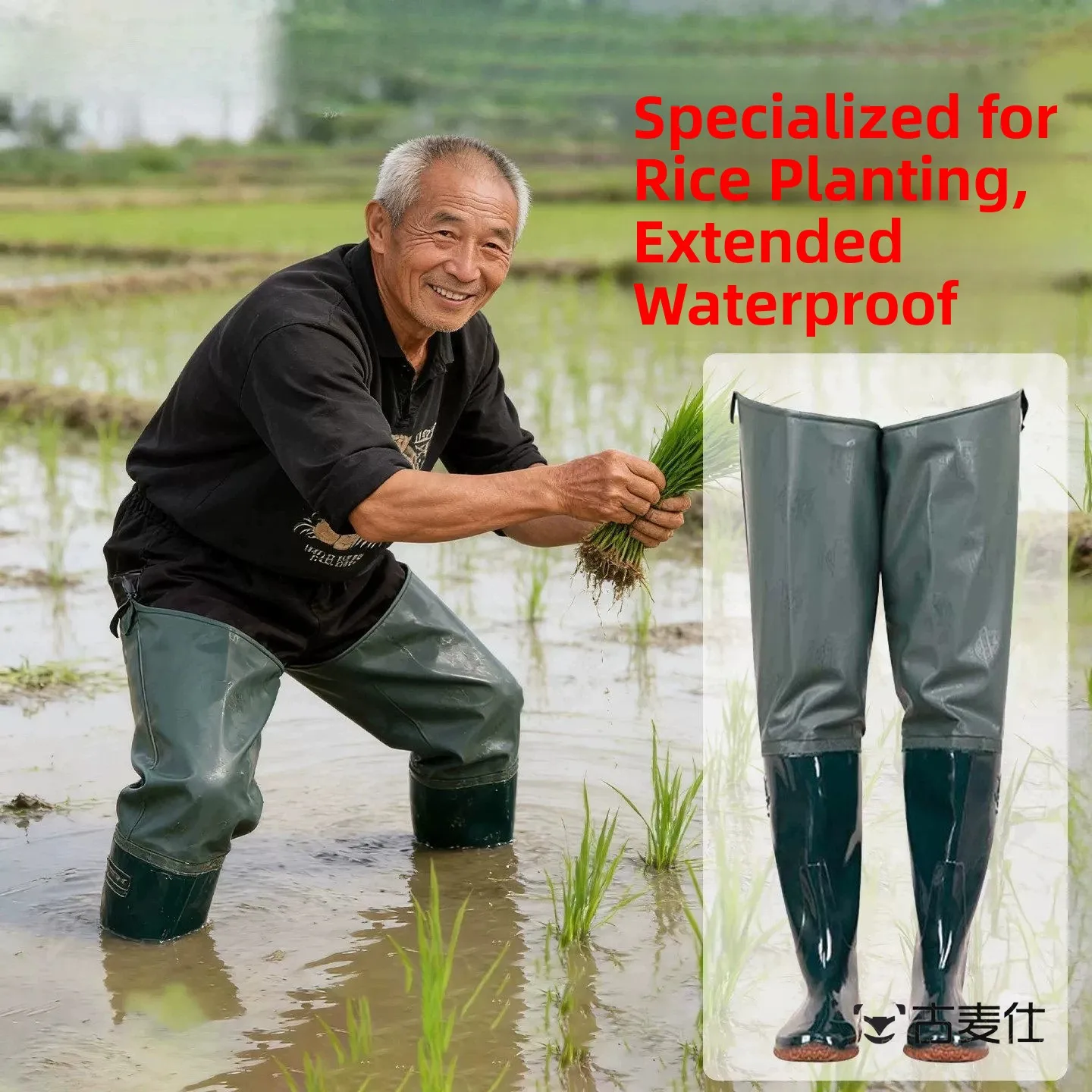 High-Tube Rice Field Planting Shoes Men's Over-Knee Field Work Boots Water Shoes Special Use Water Pants for Agricultural Use
High-Tube Rice Field Planting Shoes Men's Over-Knee Field Work Boots Water Shoes Special Use Water Pants for Agricultural Use