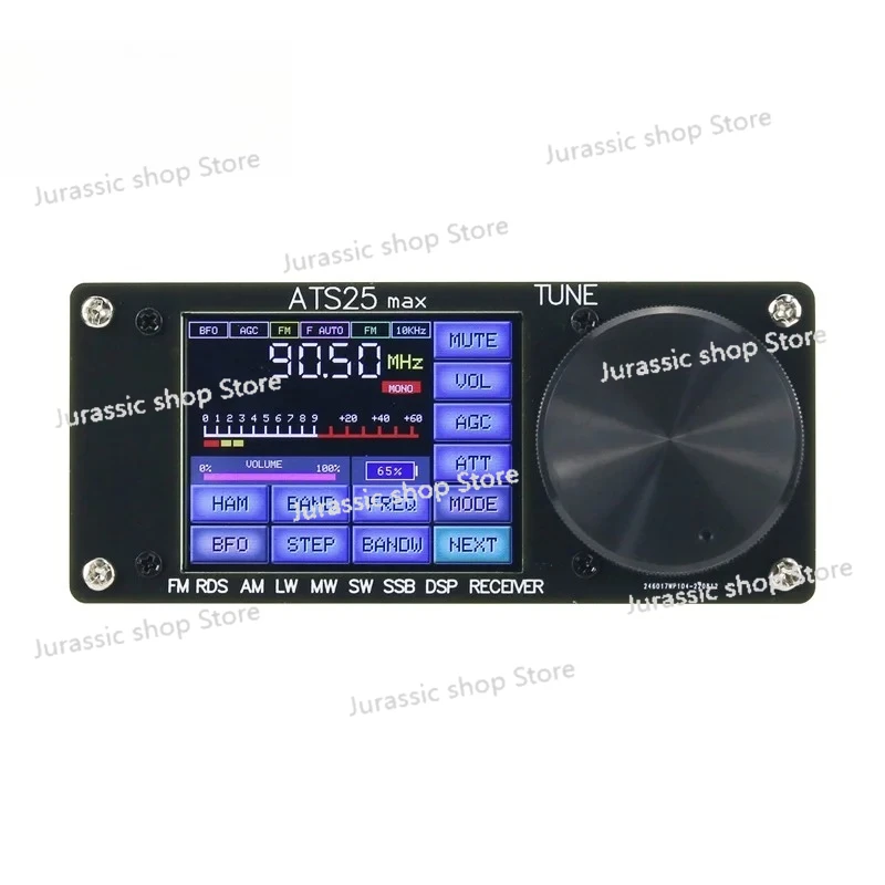HamGeek ATS25 Max 2.4" Touch Screen Si4732 All Band Radio Receiver FM RDS AM LW MW SW SSB DSP Receiver
HamGeek ATS25 Max 2.4" Touch Screen Si4732 All Band Radio Receiver FM RDS AM LW MW SW SSB DSP Receiver