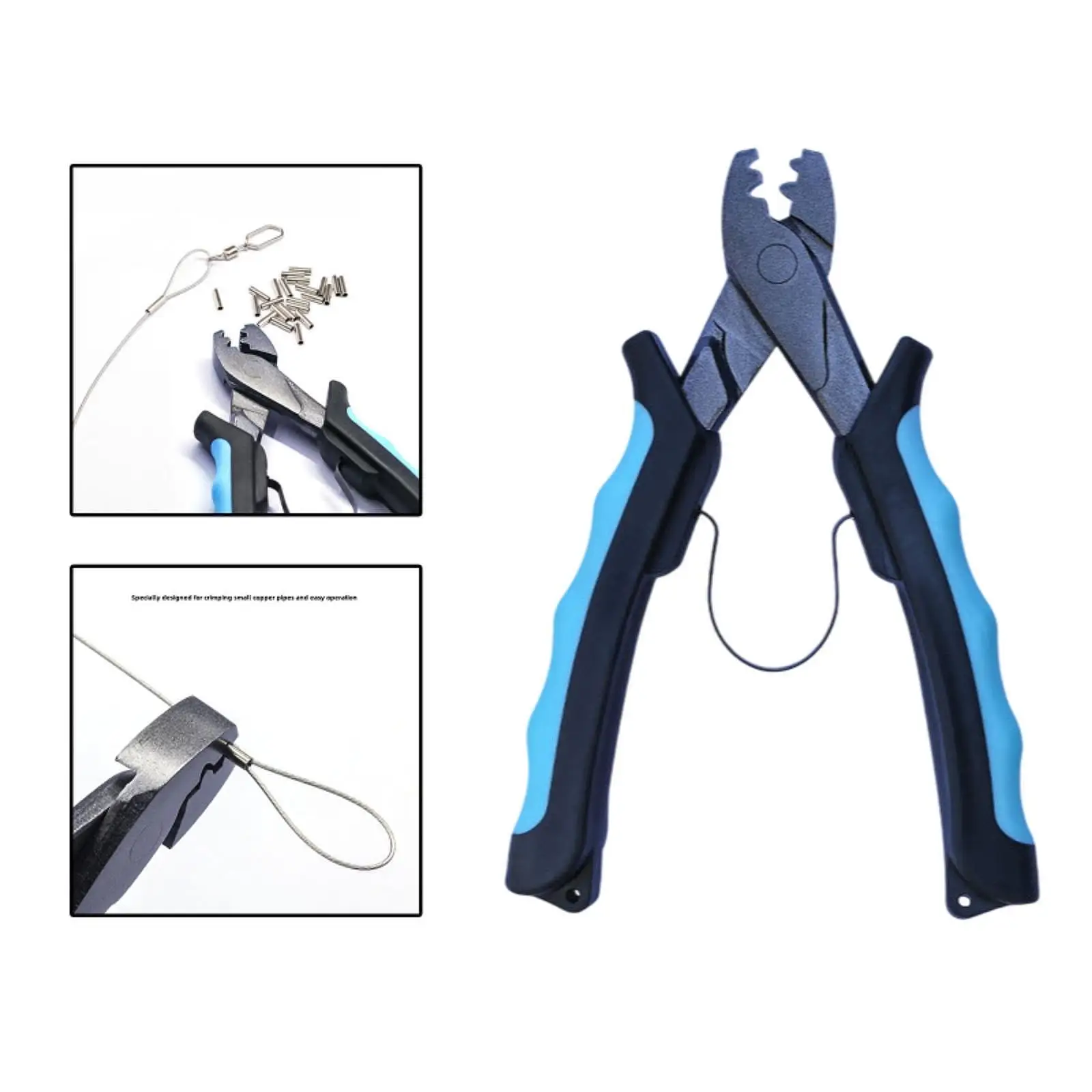 Fishing Crimping Plier Fishing Plier Accessories with Ergonomic Handle Hand Crimper Tool Wire Rope Leader Crimping Tool
Fishing Crimping Plier Fishing Plier Accessories with Ergonomic Handle Hand Crimper Tool Wire Rope Leader Crimping Tool