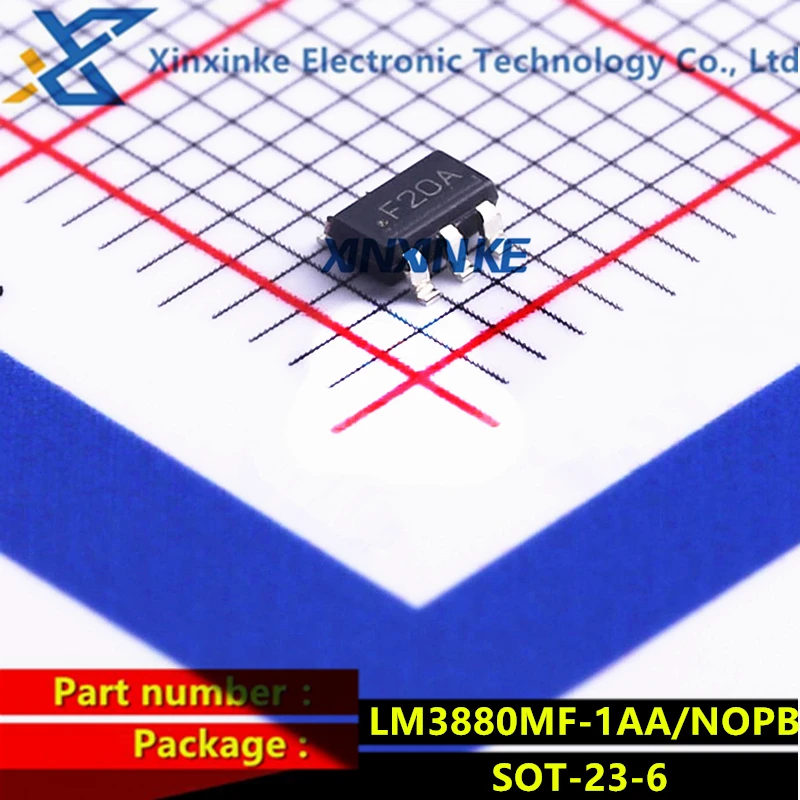 5PCS LM3880MF-1AA/NOPB SOT-23-6 Mark:F20A Supervisory Circuits POWER SEQUENCER Power Management ICs Brand New Original
5PCS LM3880MF-1AA/NOPB SOT-23-6 Mark:F20A Supervisory Circuits POWER SEQUENCER Power Management ICs Brand New Original
