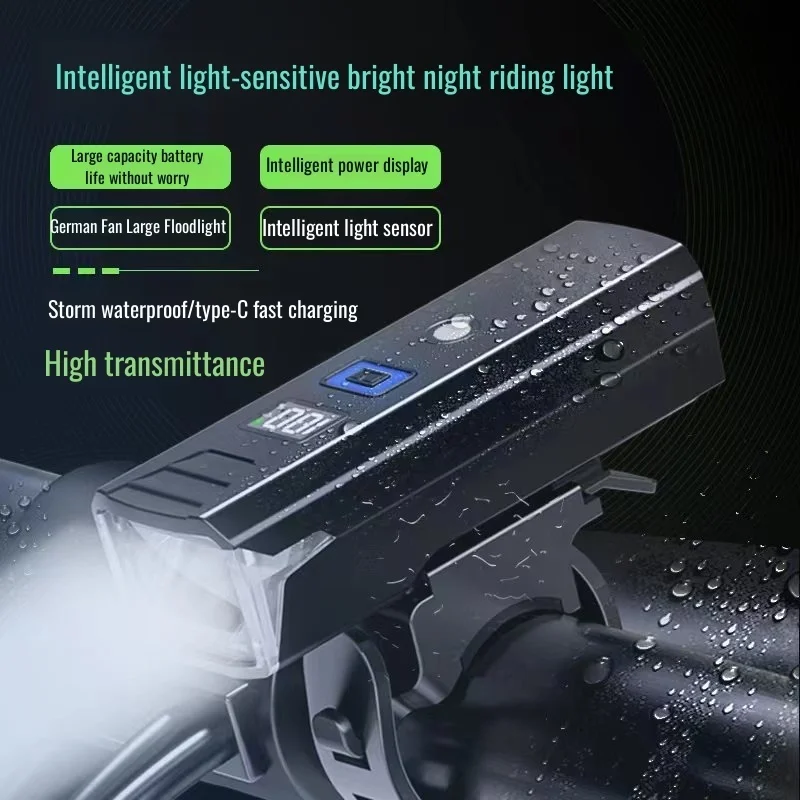 Super bright Bicycle lights night riding flashlight headlights rain proof charging mountain road children cycling equipment
Super bright Bicycle lights night riding flashlight headlights rain proof charging mountain road children cycling equipment