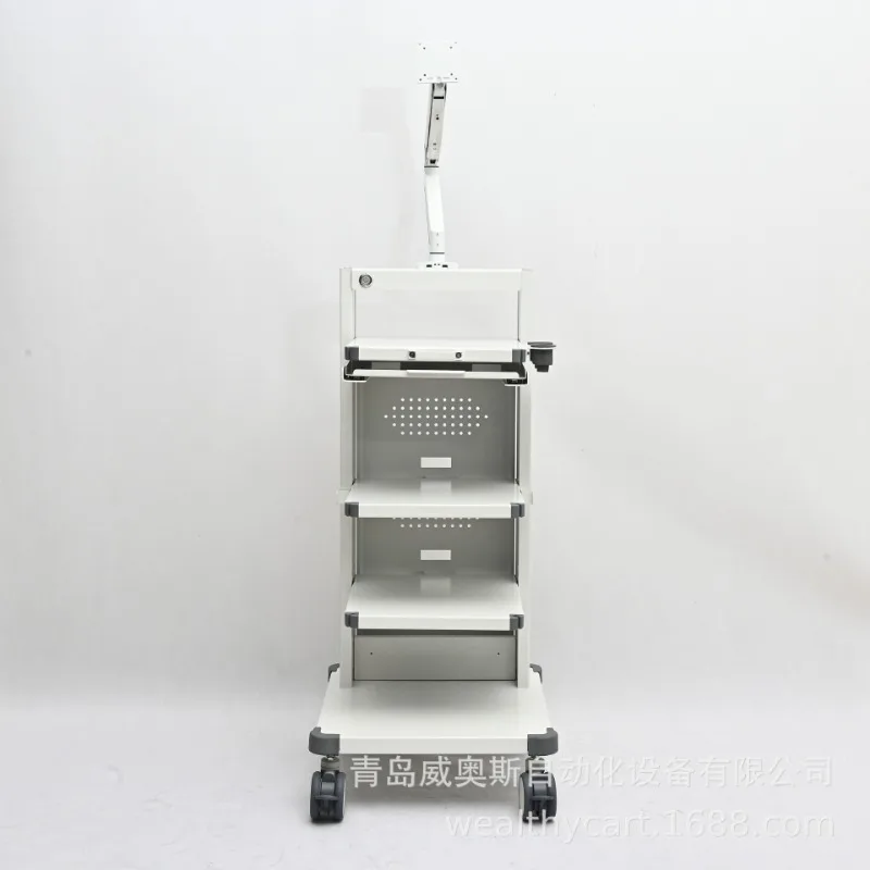 Endoscope trolley, laparoscope, 1.4 meter high trolley, cart carrier, lightweight, silent, four-wheeled sturdy trolley
Endoscope trolley, laparoscope, 1.4 meter high trolley, cart carrier, lightweight, silent, four-wheeled sturdy trolley