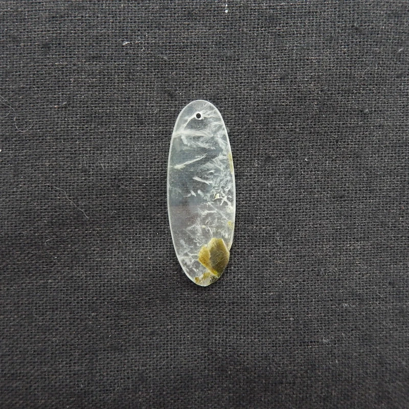 Natural Prehnite Green Gemstone Oval Pendant Bead 38x4x2mm 2.3g for Women Jewelry DIY Accessories
Natural Prehnite Green Gemstone Oval Pendant Bead 38x4x2mm 2.3g for Women Jewelry DIY Accessories