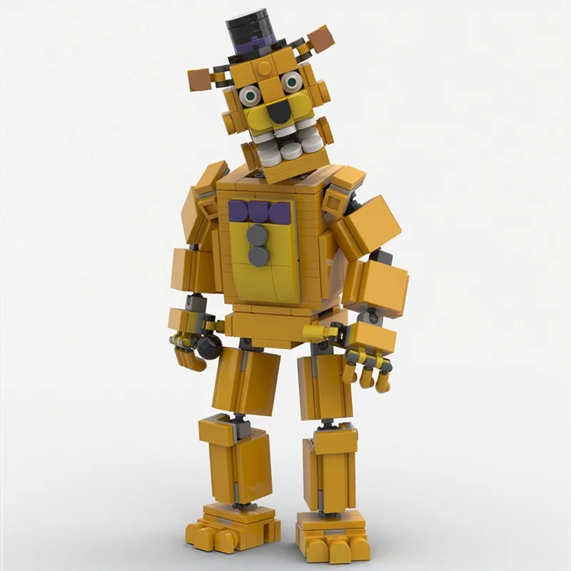 520pcs MOC Fredbear Five Nights Freddy S 4 Model Building Blocks Toy Assemble DIY Creative Christmas Gifts Idea Education Kids
520pcs MOC Fredbear Five Nights Freddy S 4 Model Building Blocks Toy Assemble DIY Creative Christmas Gifts Idea Education Kids