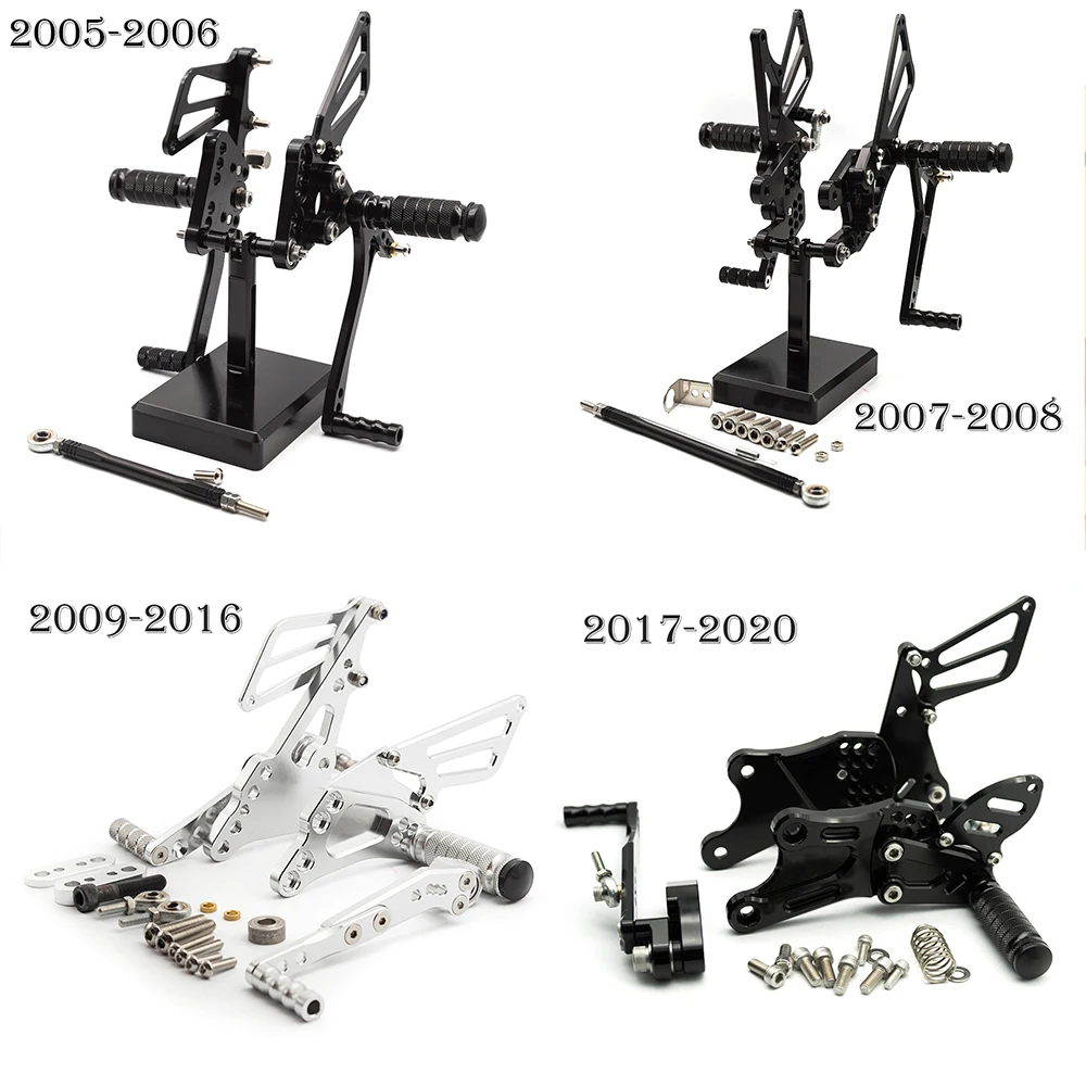 For SUZUKI GSXR1000 2005-2020 Motorcycle Rearset Footrest Footpeg Adjustable Aluminum Rear Set Footrest Foot Peg New
For SUZUKI GSXR1000 2005-2020 Motorcycle Rearset Footrest Footpeg Adjustable Aluminum Rear Set Footrest Foot Peg New