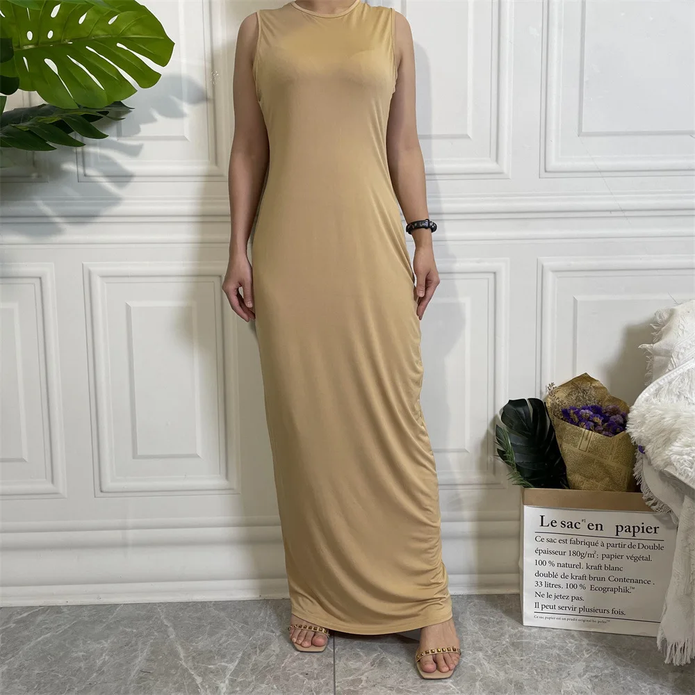 Muslim Solid Color Casual Sleeveless Bottom Women's Long Dress 6565 Long Dress Robe Abaya Ramadan Dubai Luxury Islam Elegant
Muslim Solid Color Casual Sleeveless Bottom Women's Long Dress 6565 Long Dress Robe Abaya Ramadan Dubai Luxury Islam Elegant
