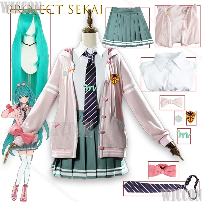 Project Sekai Miikku Project DIVA Future Tone Ribbon Girl School Uniform Cosplay Clothes Girl Outfit Party Christmas Halloween
Project Sekai Miikku Project DIVA Future Tone Ribbon Girl School Uniform Cosplay Clothes Girl Outfit Party Christmas Halloween