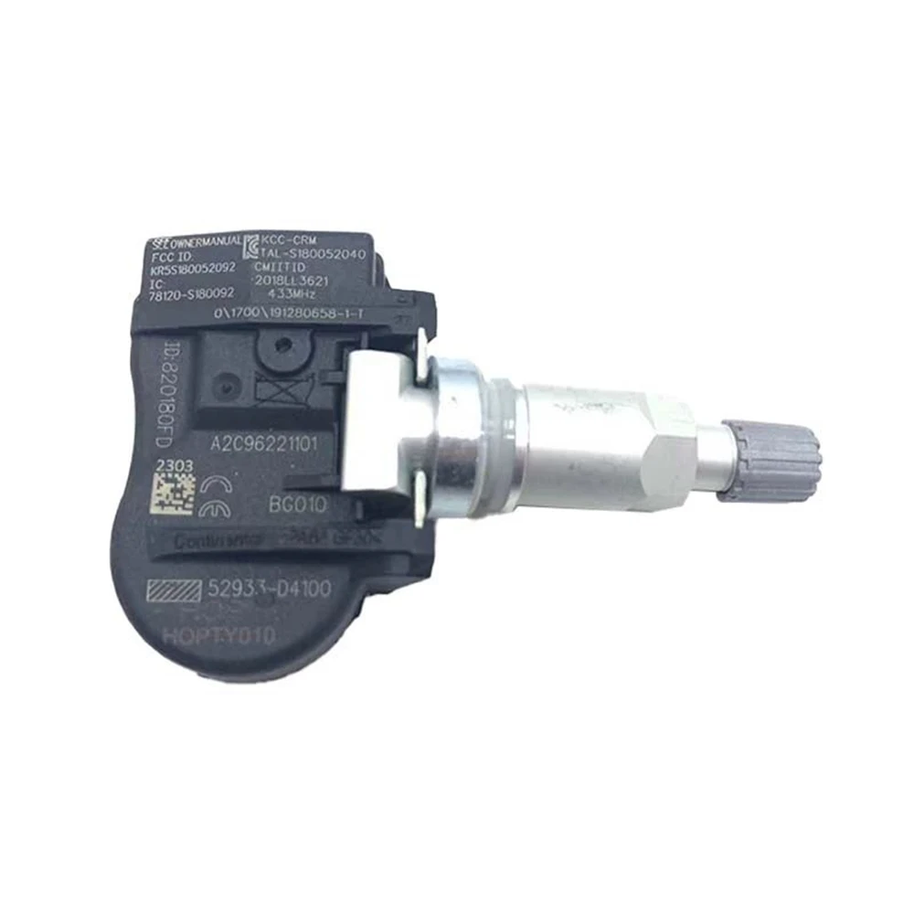 4PCS Tire Pressure Monitoring Sensor TPMS 52933-D4100 52933-F2000 Fit For Hyundai Avante KIA Niro 52933D4100 52933D2100 433MHZ
4PCS Tire Pressure Monitoring Sensor TPMS 52933-D4100 52933-F2000 Fit For Hyundai Avante KIA Niro 52933D4100 52933D2100 433MHZ