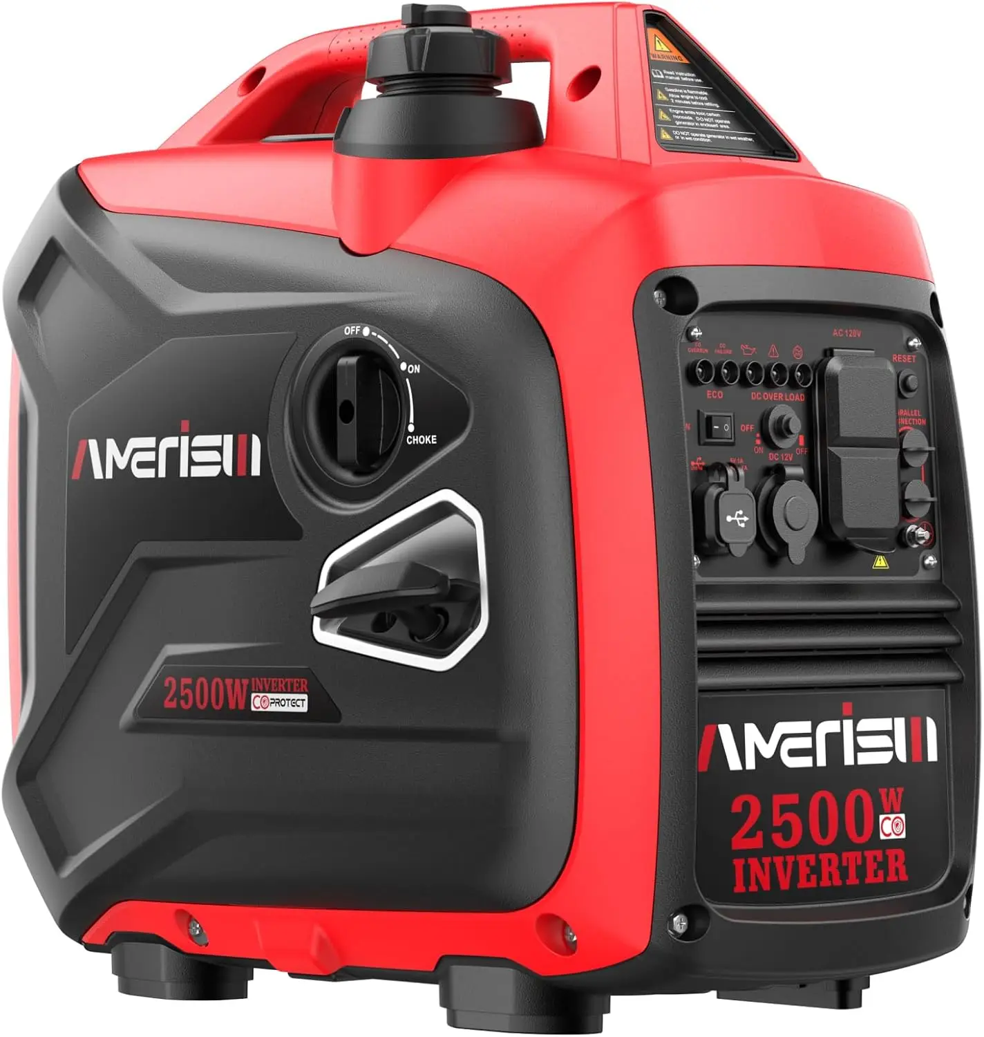 2500-Watt Gas Powered Portable Inverter Generator, CO Sensor, Super Quiet for Home Backup, Emergency, Camping, EPA Compliant
2500-Watt Gas Powered Portable Inverter Generator, CO Sensor, Super Quiet for Home Backup, Emergency, Camping, EPA Compliant