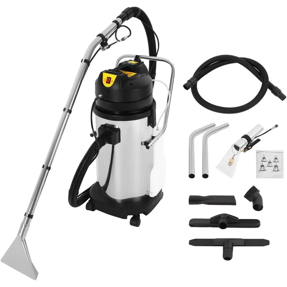 40L/10.6Gal Heavy-Duty 3-in-1 Carpet Cleaner with 1049W Power and 230mbar Suction for Upholstery and Curtains
40L/10.6Gal Heavy-Duty 3-in-1 Carpet Cleaner with 1049W Power and 230mbar Suction for Upholstery and Curtains