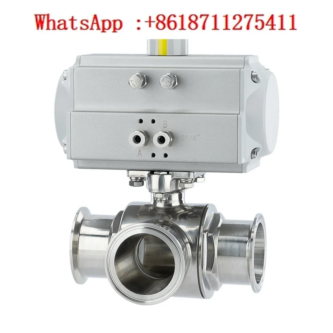 Q6845F-16P Pneumatic Food Hygiene Grade Quick Install Three way Clamp Stainless Steel 304 Reversing Ball Valve
Q6845F-16P Pneumatic Food Hygiene Grade Quick Install Three way Clamp Stainless Steel 304 Reversing Ball Valve