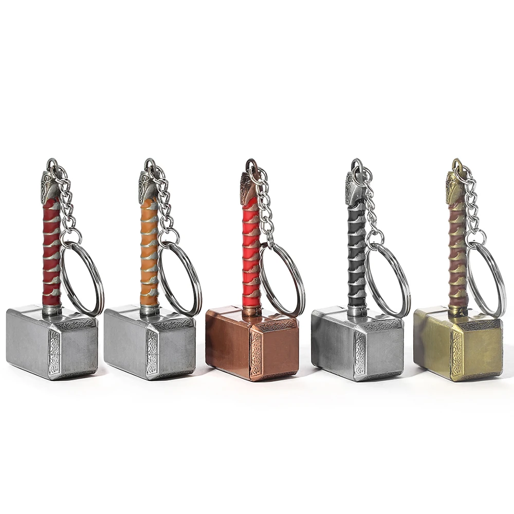 European and American movie merchandise Thor's hammer bottle opener keychain Thor's hammer pendant accessory
European and American movie merchandise Thor's hammer bottle opener keychain Thor's hammer pendant accessory