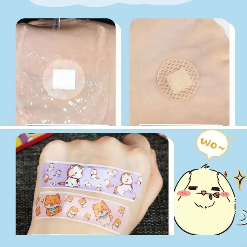 Q0KB 120Pieces Kids Bandages Self-Adhesive Sterile Bandages Cute Round Fisrt Aids Bandages for Toddler Girl Boy Wound Care
Q0KB 120Pieces Kids Bandages Self-Adhesive Sterile Bandages Cute Round Fisrt Aids Bandages for Toddler Girl Boy Wound Care
